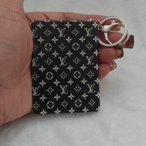 Black and White Keychain Mirror